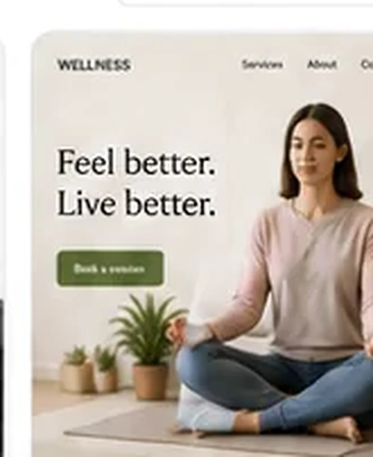 Wellness template preview