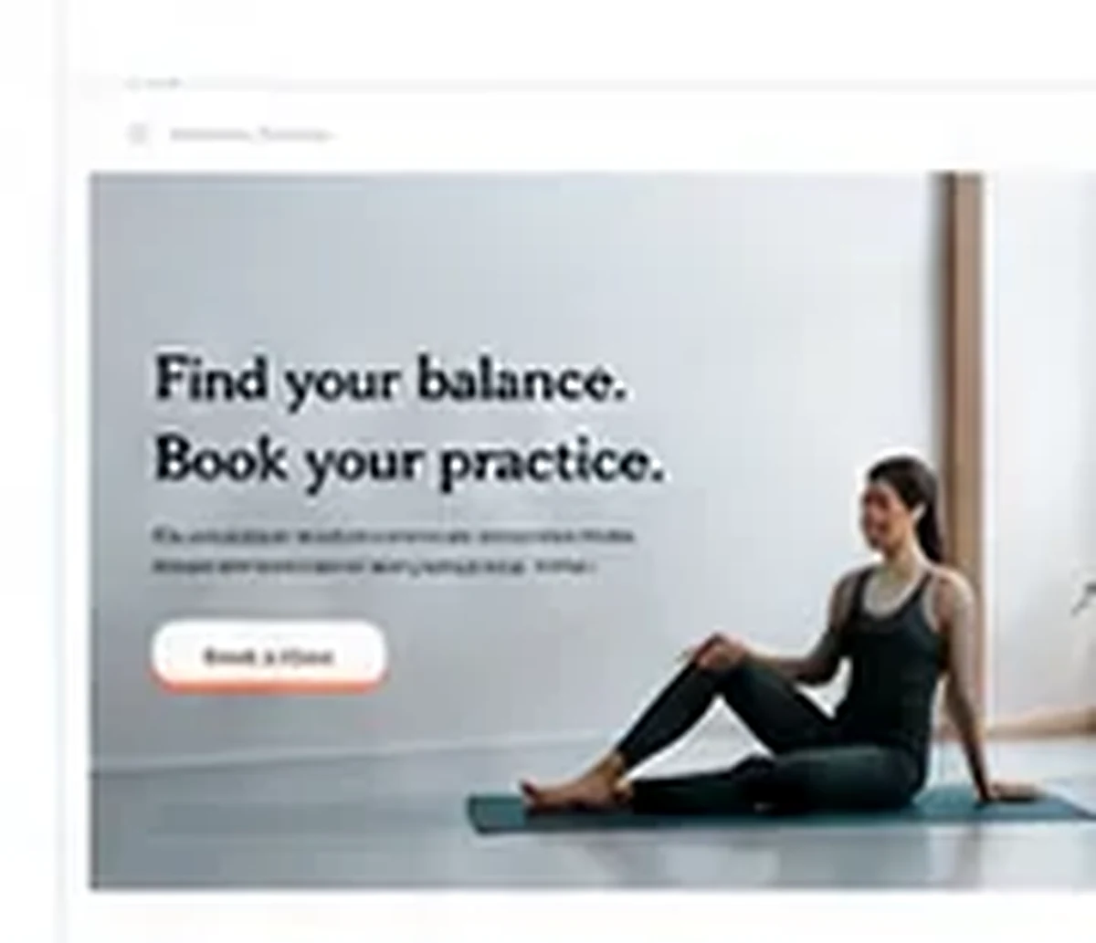 Yoga Class Booking guide preview
