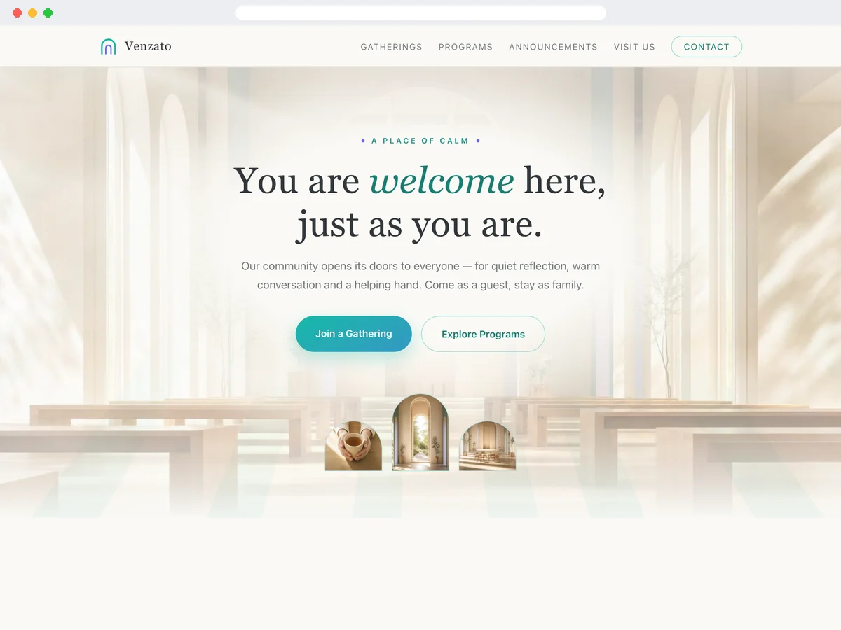 Religious & Spiritual template preview