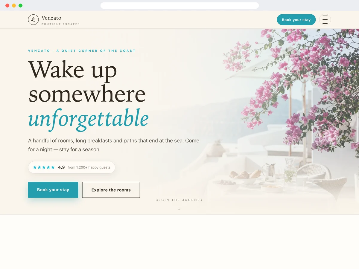 Tourism & Travel template preview