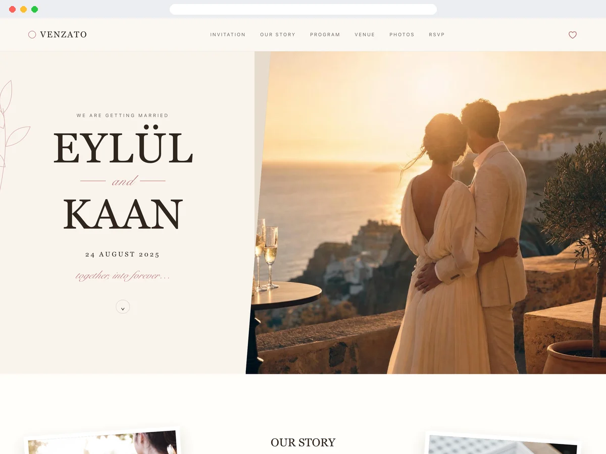 Wedding Invitation template preview